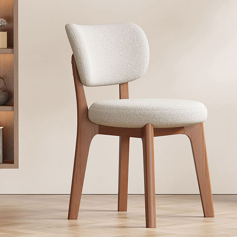 GDC Solid Wood Dining Chair With Soft Bag Back