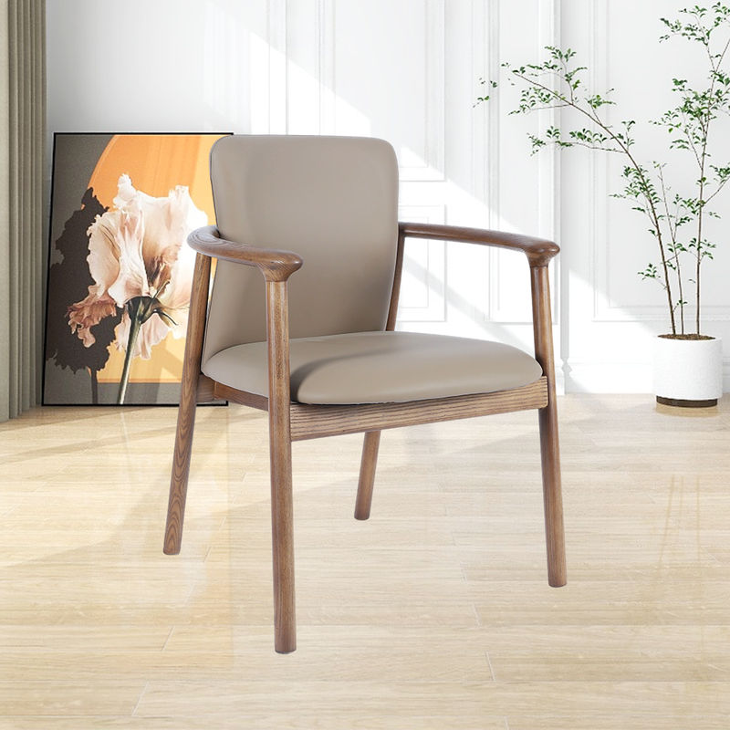 GDC Solid Wooden Frame Back Design Nordic Modern Luxury