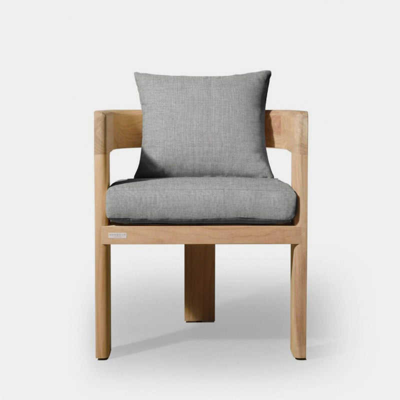 GDC Teak Wood Dinning Chair Luxury Armchair Garden Teak