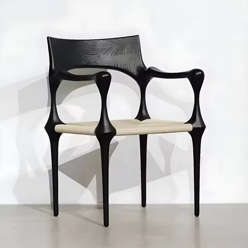 GDC High Grade Nordic Woven Chair Modern Vintage Dining