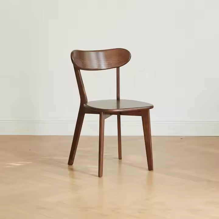 GDC Solid Wood Dining Chairs Wooden Seat Cushion Living