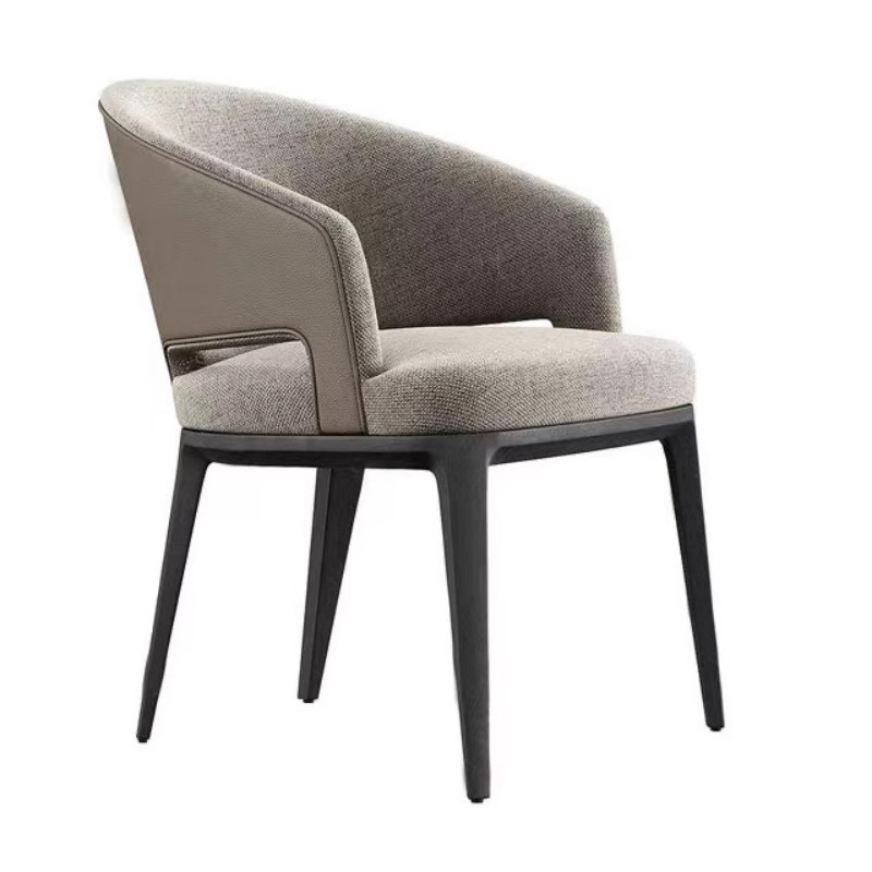 GDC Modern Simple Custom Cloth Solid Wood Dining Chair
