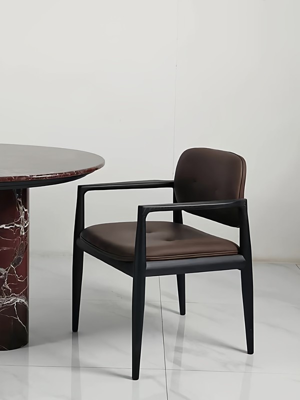 GDC Light Luxury Modern Ash Solid Wood Frame Armrest