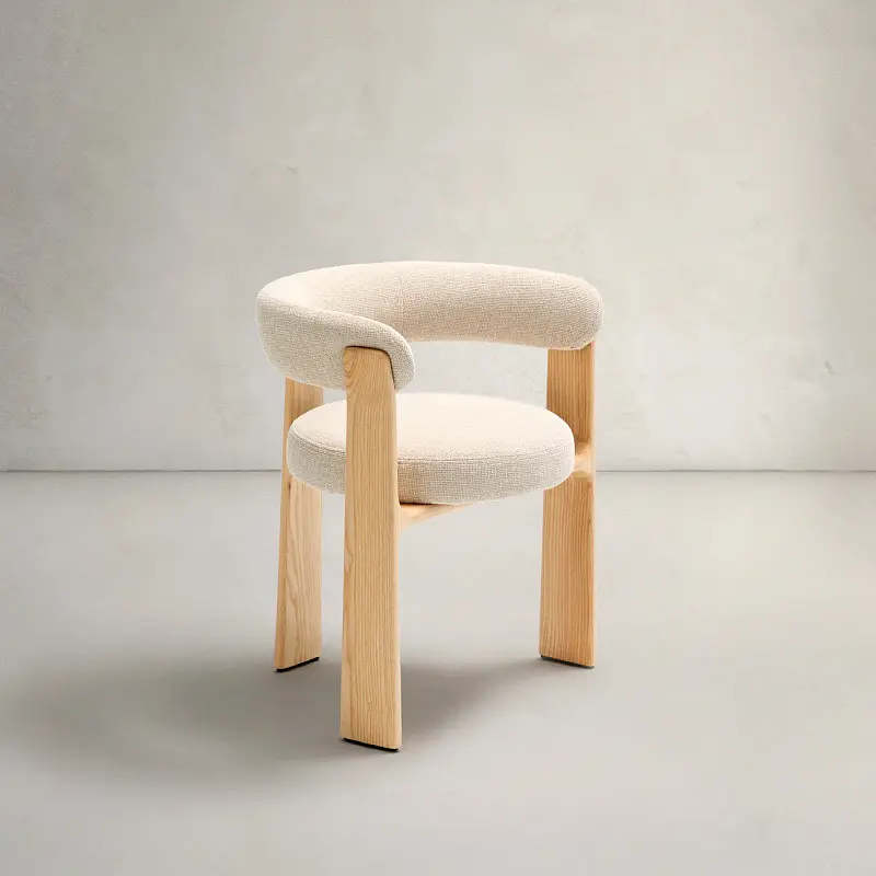 GDC Factory Wholesale Customized Dining Chair Solid Ash Dining
