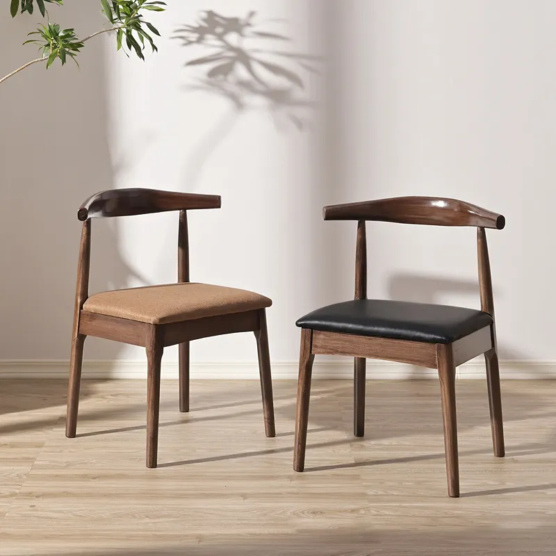 GDC Modern Home Oak Wood Chair Simple Nordic Design