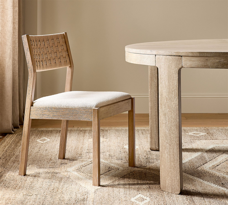 GDC Modern Style Solid Wedding Dining Chair Rattan Seat