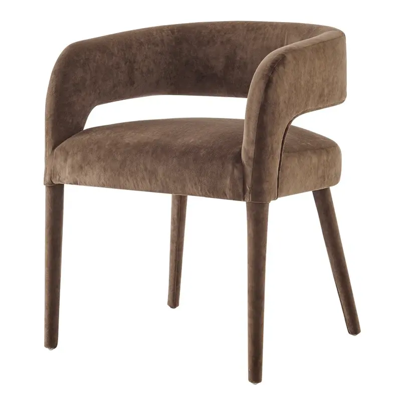 GDC Nordic Modern Luxury Dining Chair Genuine Leather Upholstered