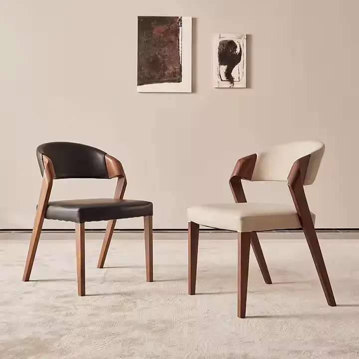 GDC Nordic Style Home Dining Chair Solid Wood Stool