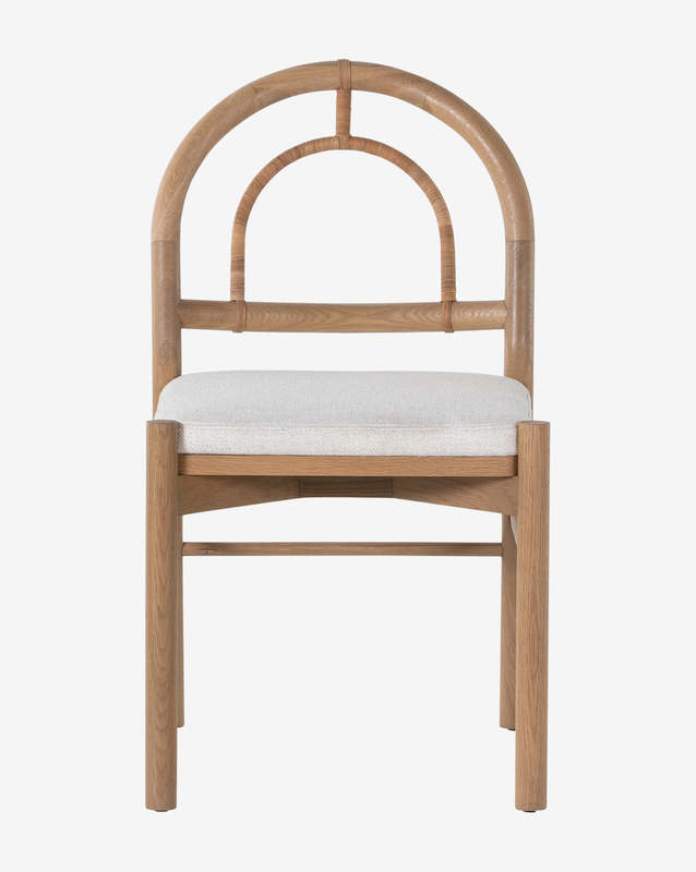 GDC Solid Wood Chair with Durable Natural Finish Modern