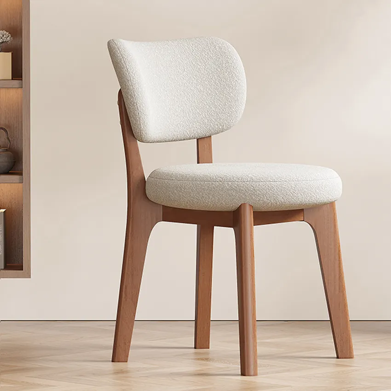 GDC Solid Wood Dining Chair With Soft Bag Back