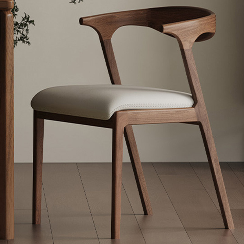 GDC Nordic Modern Minimalist Solid Wood Dining Chair with