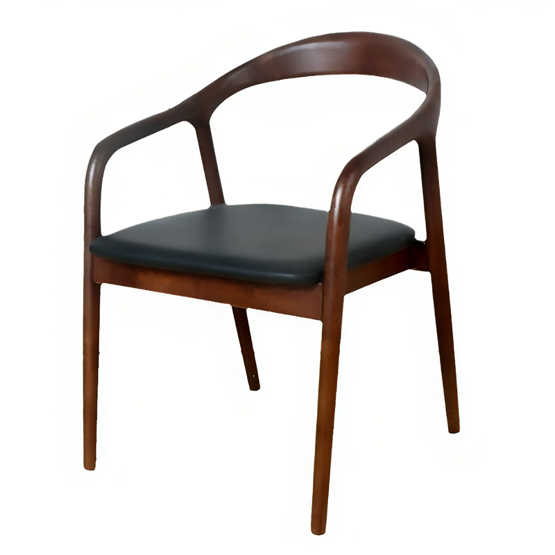 GDC Bilido Solid Wood Dining Chair Home Armchair Nordic