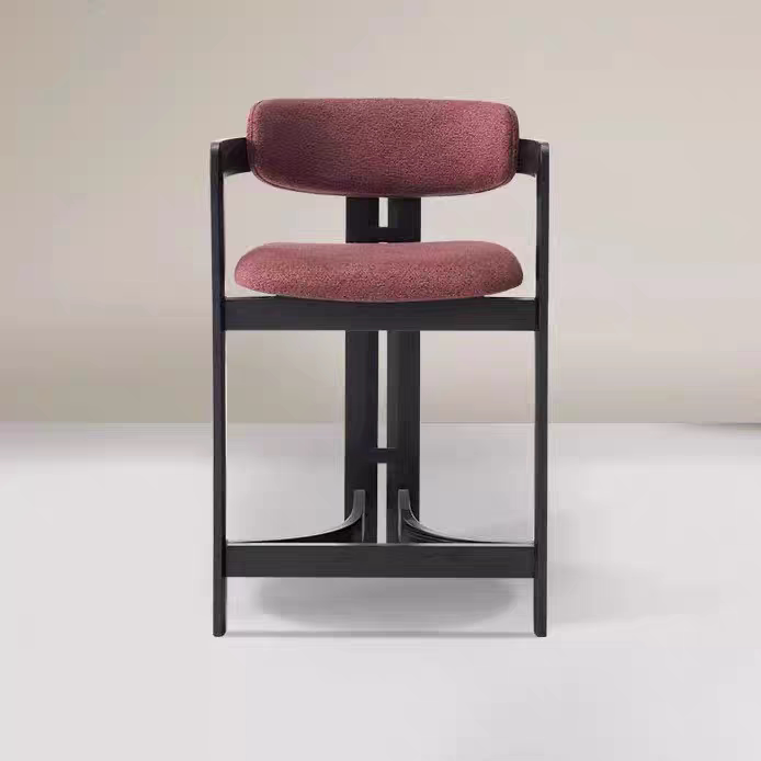 GDC Nordic Luxury Modern Solid Wood High Stool Bar