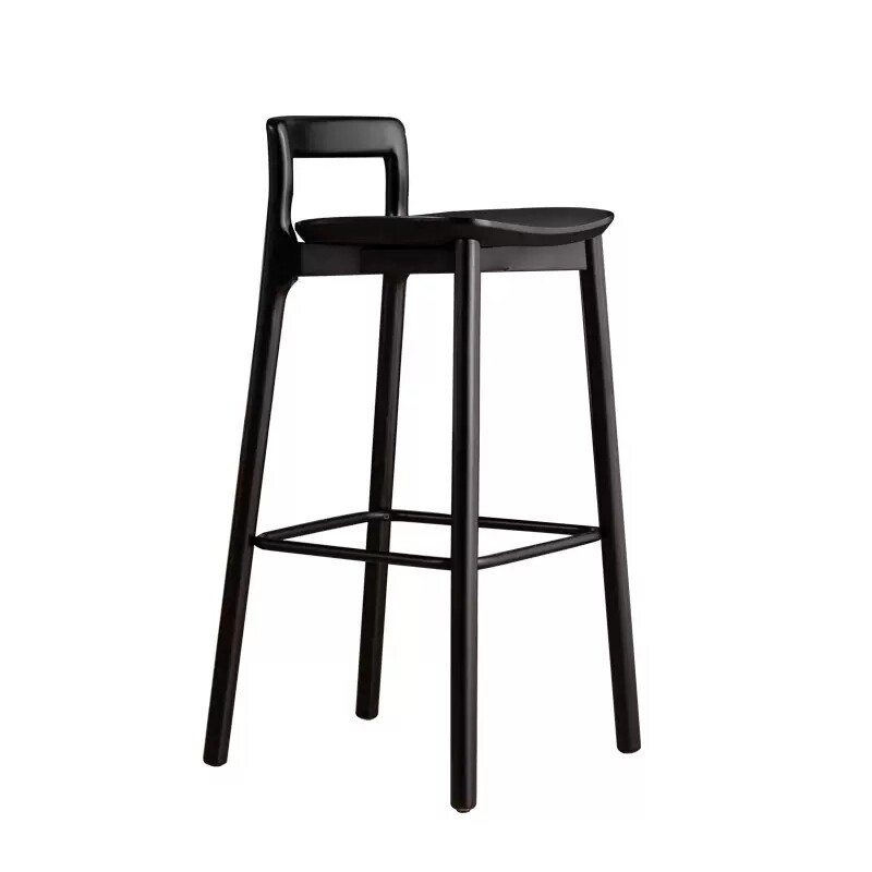 GDC Nordic Style Hotel Cafe Restaurant Black bar Chair