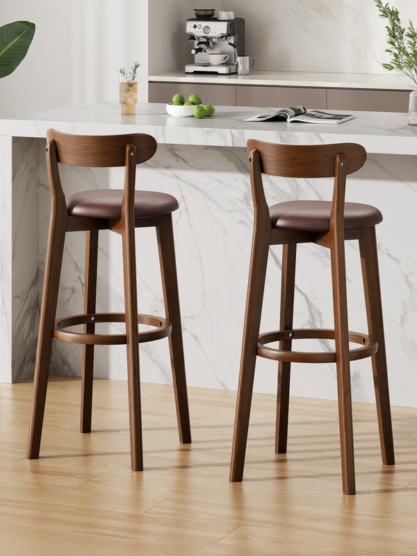 GDC Hot Sale Bar Counter Stool Ash Solid Wood