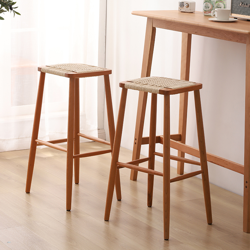 GDC Wholesale Nordic Modern Design Solid Wood High Bar
