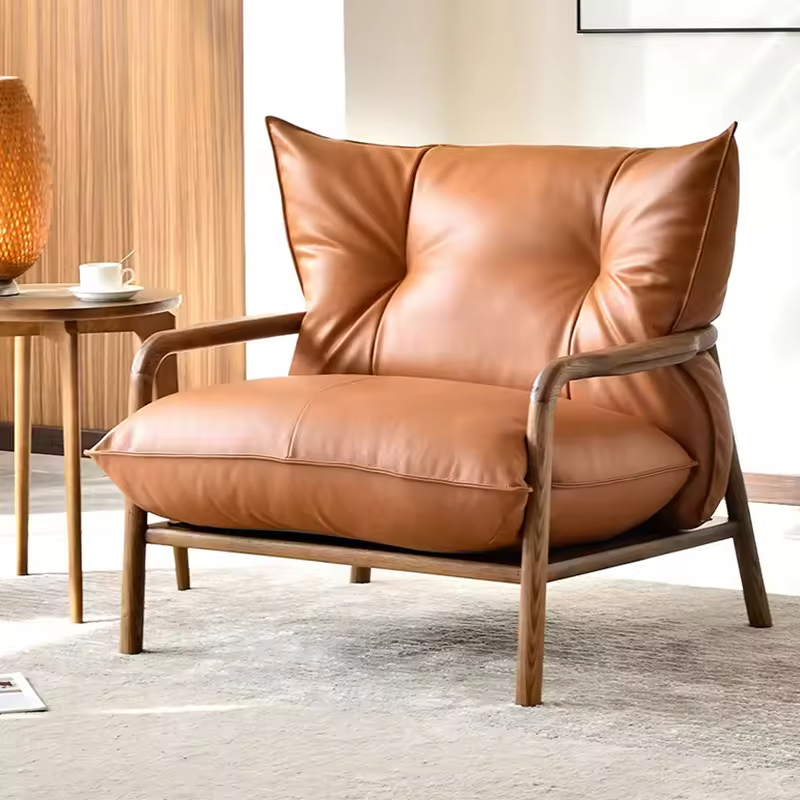 GDC Designer Minimalist Living Room Lounge Chair, Single-person Sofa