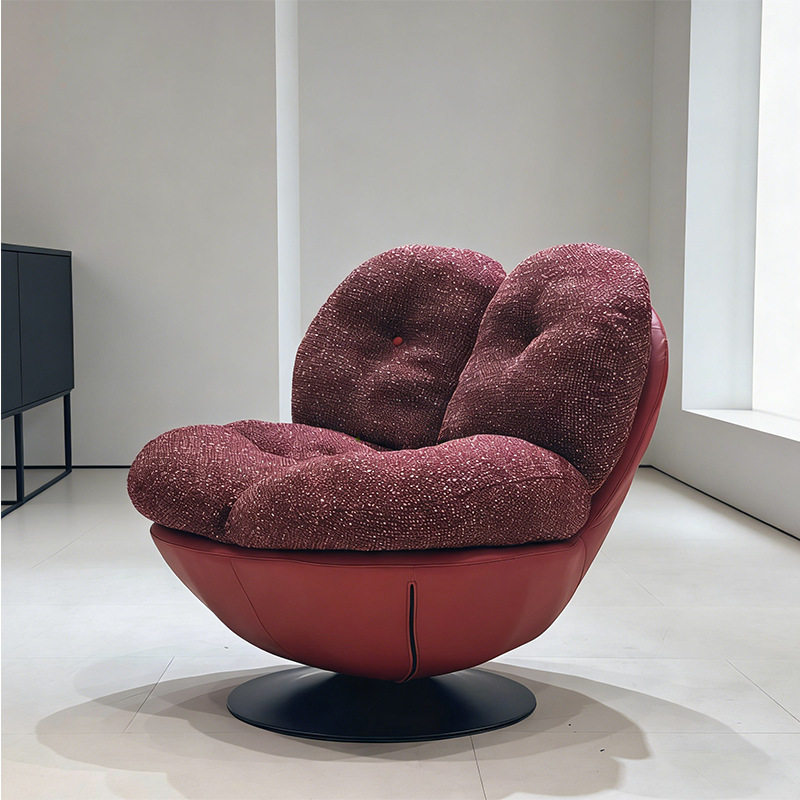 GDC Ergonomic Rotating Decorative Chair, Rotating Lounge Chair, Suitable