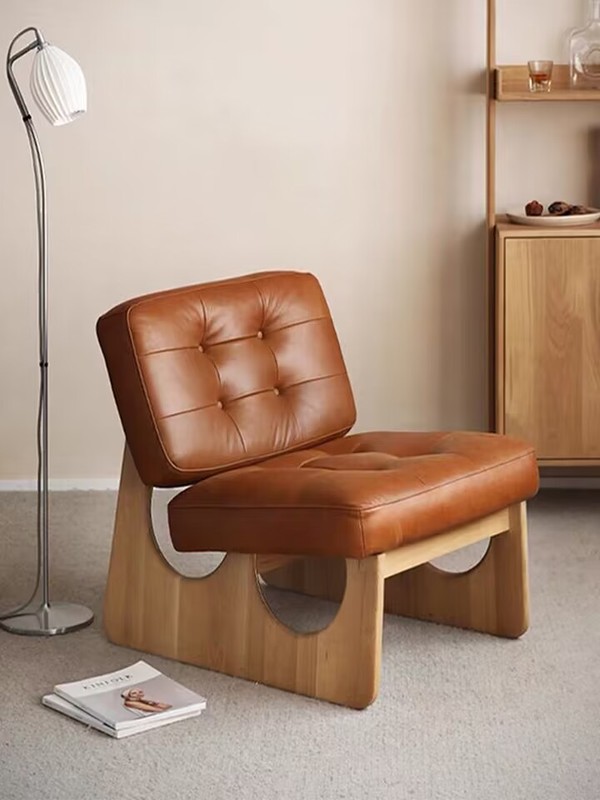 GDC Handcrafted Solid Wood Luxury Leather Modular Durable Casual