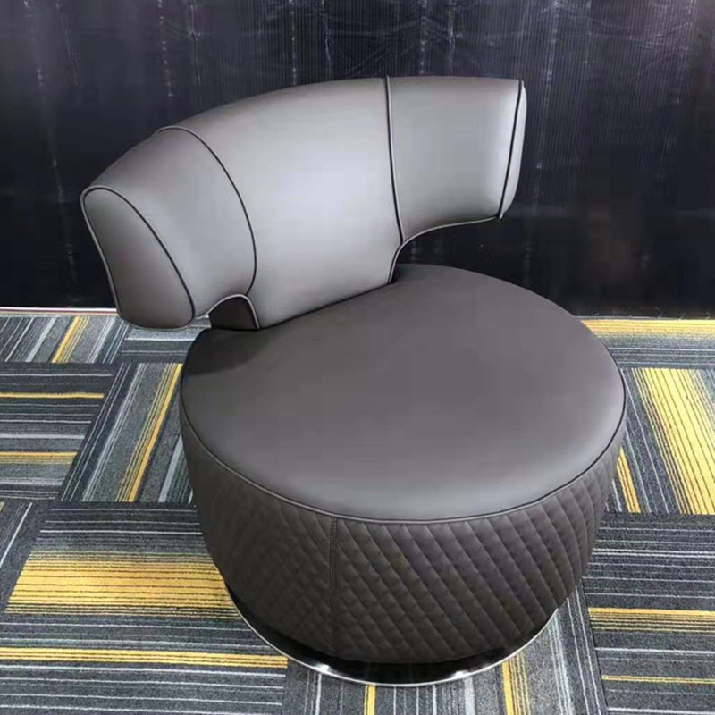GDC Light Luxury Single Seat Fabric Leather Office Hotel