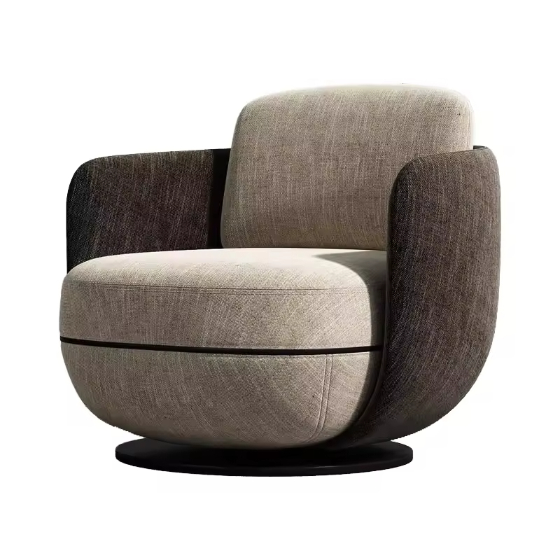 GDC Light Luxury Tufted Velvet 360° Swivel Armchair, Comfort