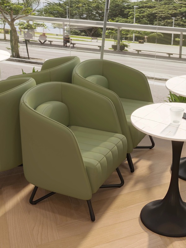 GDC Luxurious Single-person Lounge Sofa Chair - Modern Design