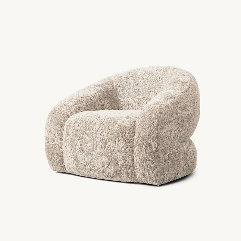 GDC Luxury Modern Accent Chaise Lounge Solid Wood Frame