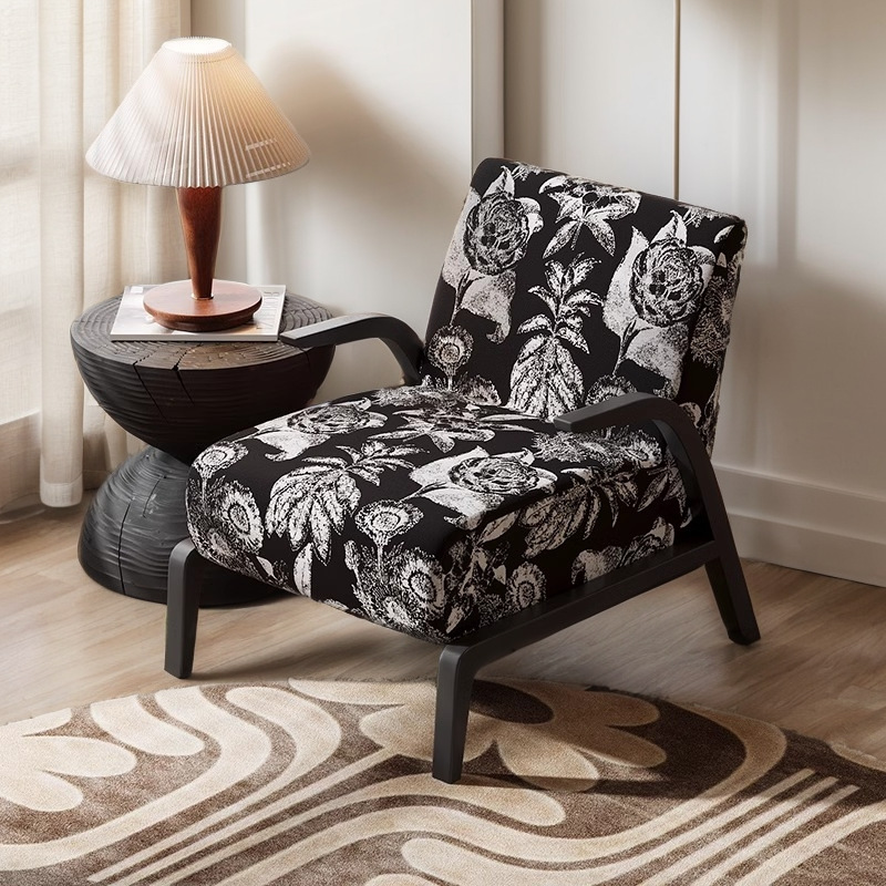 GDC Medieval Wabi-Sabi Style Single Sofa Chair Leisure Designer