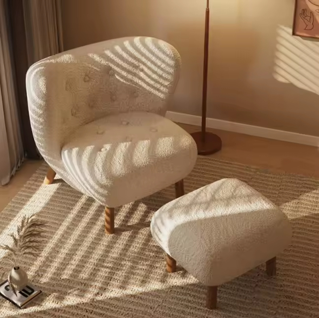 GDC Modern Design Living Room Solid Wood Leg Single