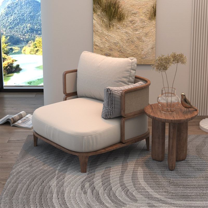 GDC Modern Italian Designer Armchair, Leisure Stroll Sofa, Living