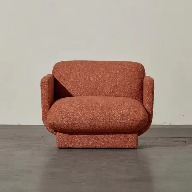 GDC Modern Minimalist Rectangle Shape Leisure Armchair for Home