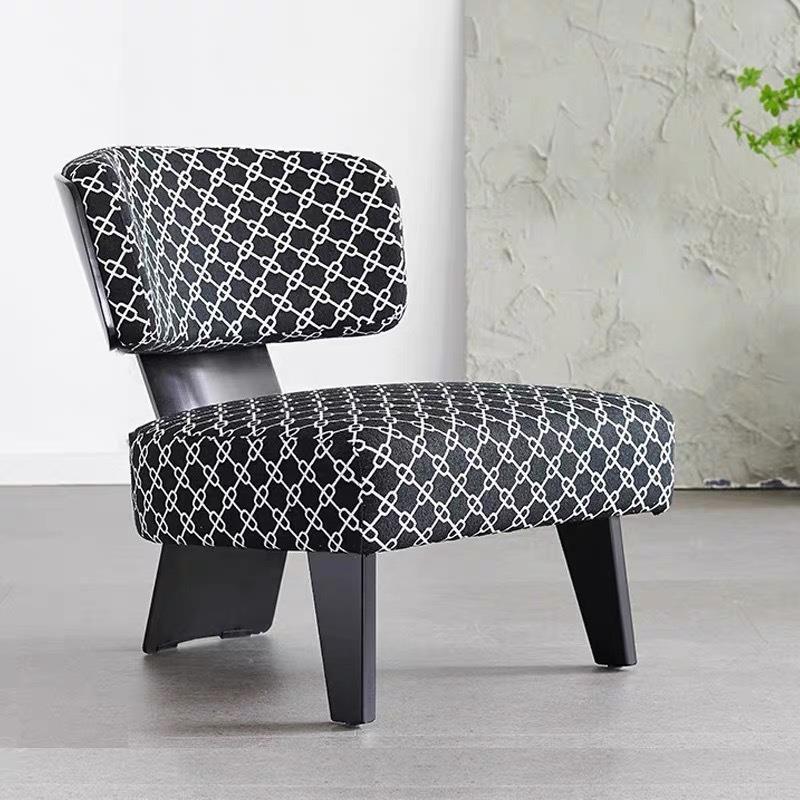 GDC Nordic Lightweight Single Sofa Chair, Minimalist Leisure Chair,