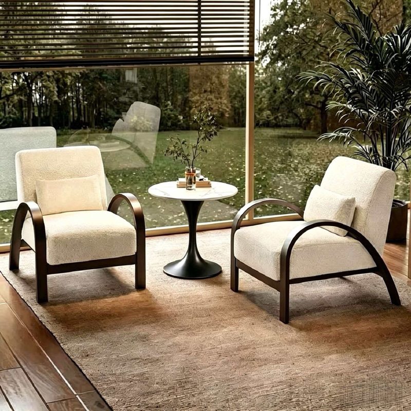 GDC Nordic Single Sofa Lounge Chair, Designer Leisure Decorative
