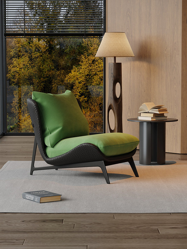 GDC Retro Single Sofa Lounge Chair, Suitable for Living