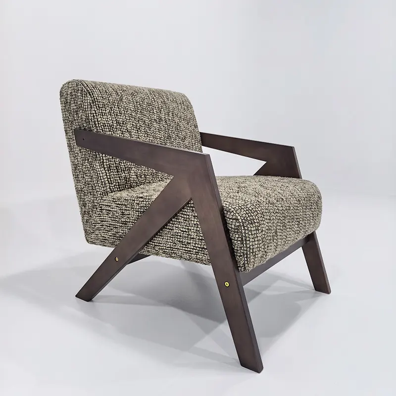 GDC Solid Wood Lounge Coffee Chair High Click Modern