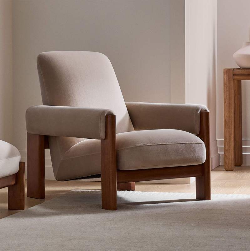 GDC Accent Single Seat Sofa Chair Wood Frame LIving