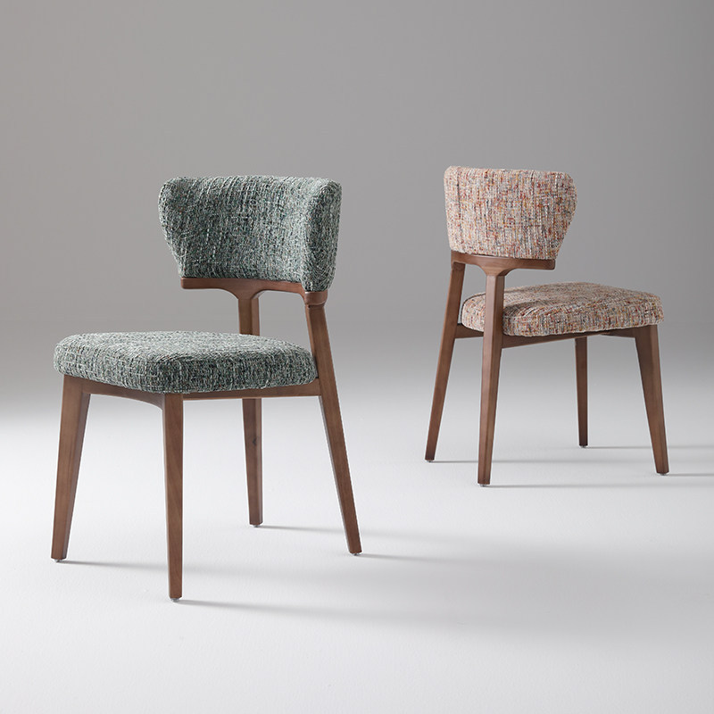 GDC Ash Wood Dining Chair Strap Nordic Light Luxury