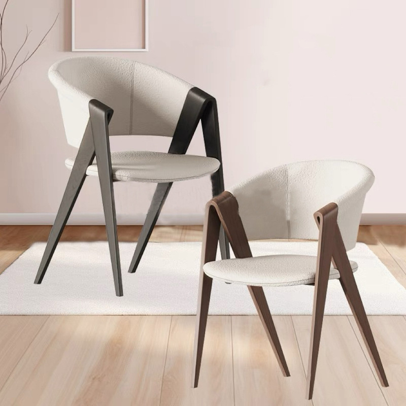 GDC Dining Chair Home Light Luxury Solid Wood Chinese