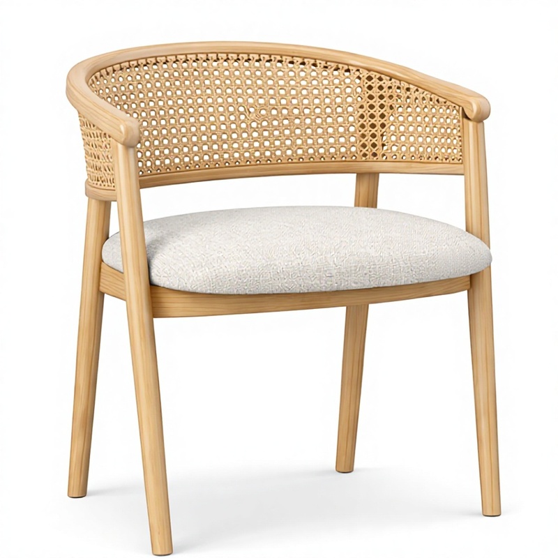 GDC Dining Room Furniture Restaurant Chair Solid Wood Frame