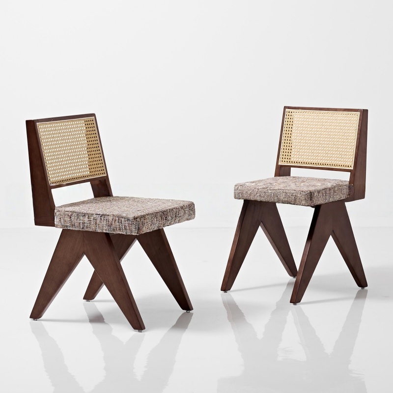GDC Luxury Dining Chair Solid Wood with Soft Backrest