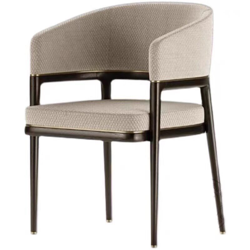 GDC Luxury Dining Room Chairs High-End Solid Wood Arm