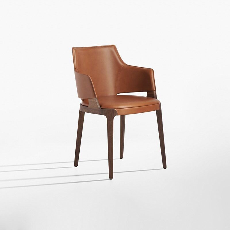 GDC Luxury Restaurant Furniture Modern Hotel Chair Leather Solid