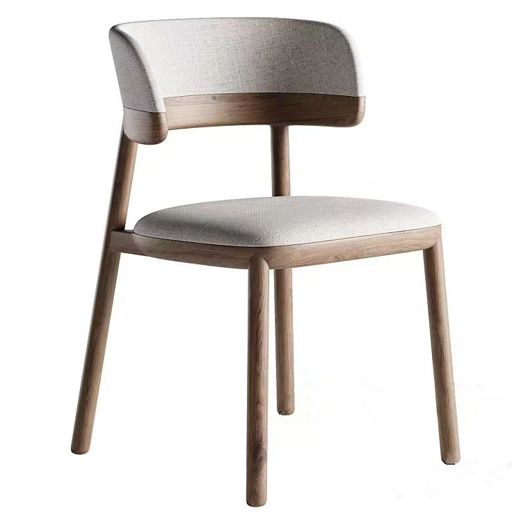 GDC Modern Ash Wood Single Dining Chair for Restaurant