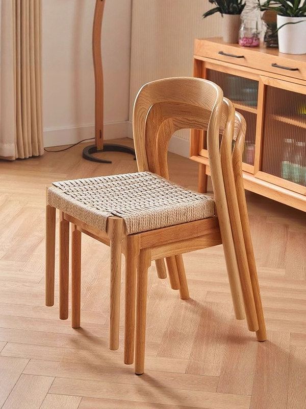 GDC Modern Luxury Upholstered Solid Wood Armless Dining Chair