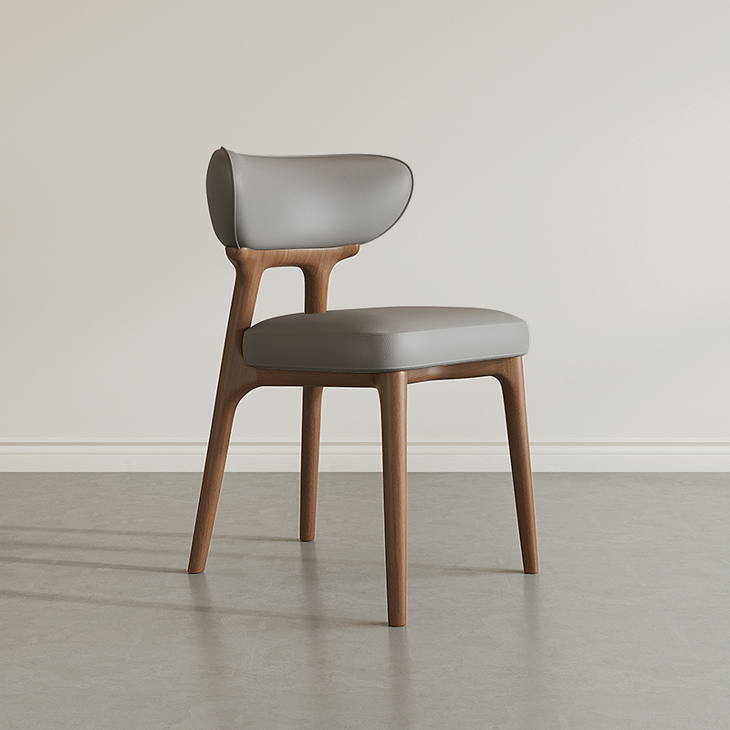 GDC Modern Nordic Solid Wood Dining Chairs Restaurant Furniture
