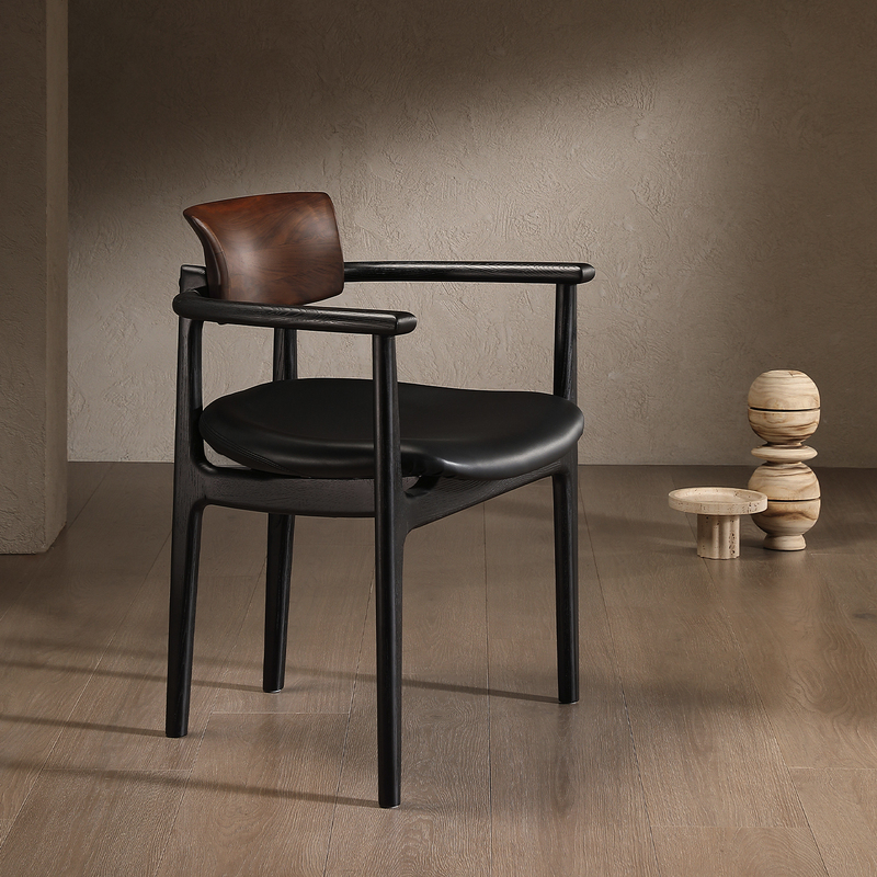 GDC New Chinese-style Solid Wood Dining Chairs Home Dining