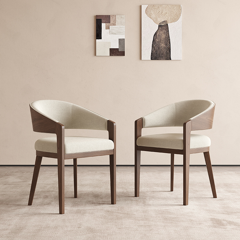 GDC New Style Solid Wood Dining Chair Oak/ash Modern