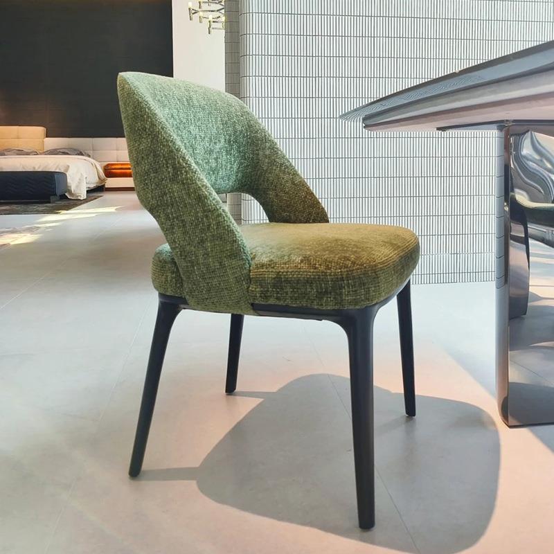 GDC Nordic Modern High Back Dining Chair Set Solid