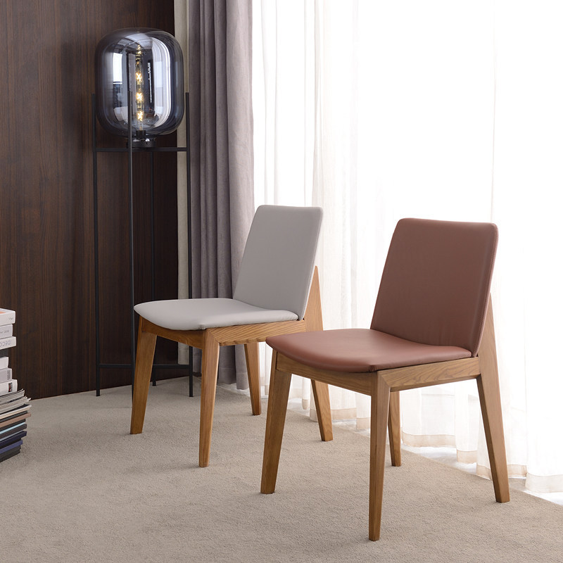 GDC Nordic Solid Wood Dining Chair Economy Modern Simple