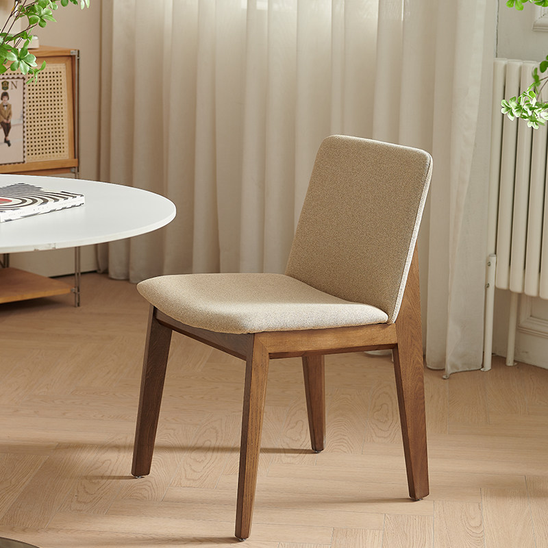 GDC Nordic Solid Wood Dining Chair Home Modern Simple